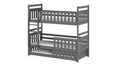 Wooden Bunk Bed Olivia With Trundle