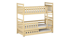 Wooden Bunk Bed Olivia With Trundle