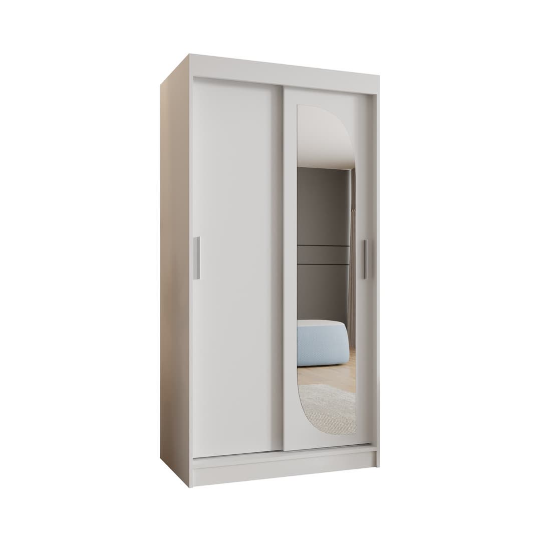 Lucy Sliding Door Wardrobe 100cm