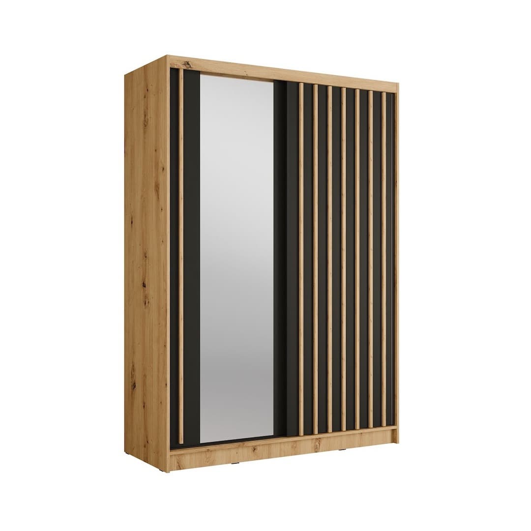 Aluna Sliding Door Wardrobe 155cm, image 10
