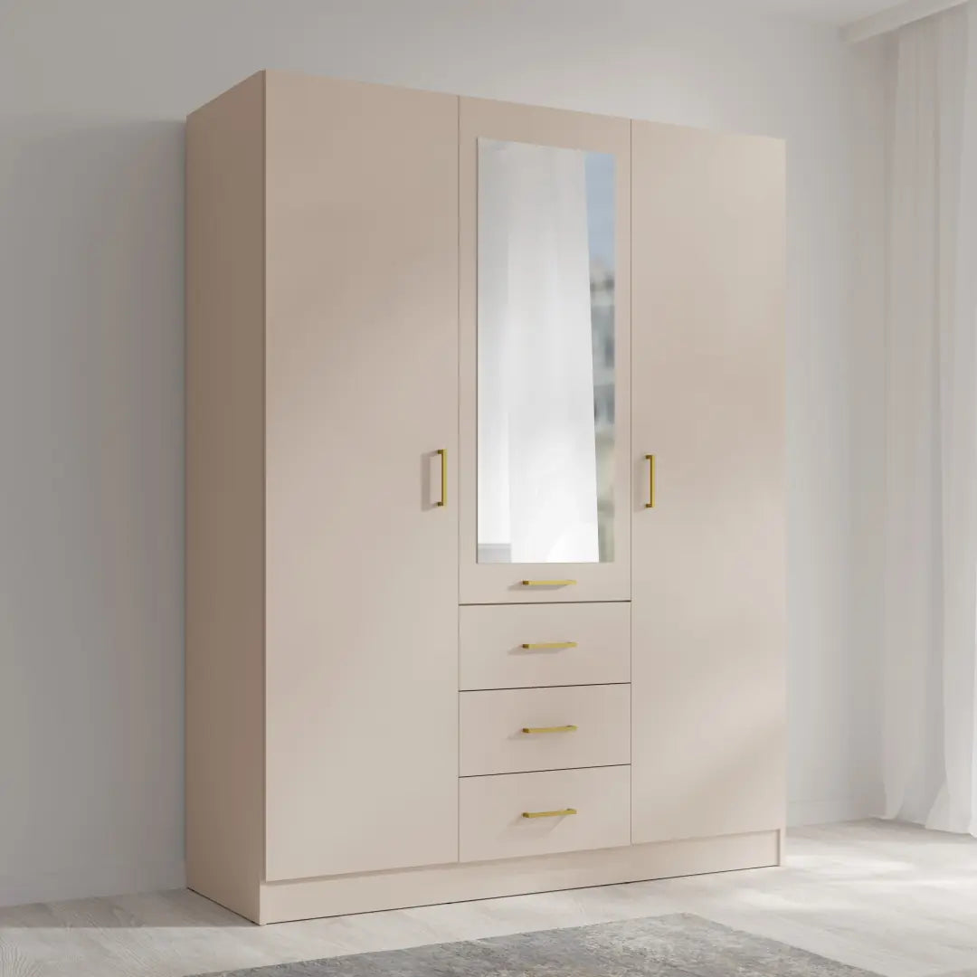 Konso Hinged Door Wardrobe 151cm