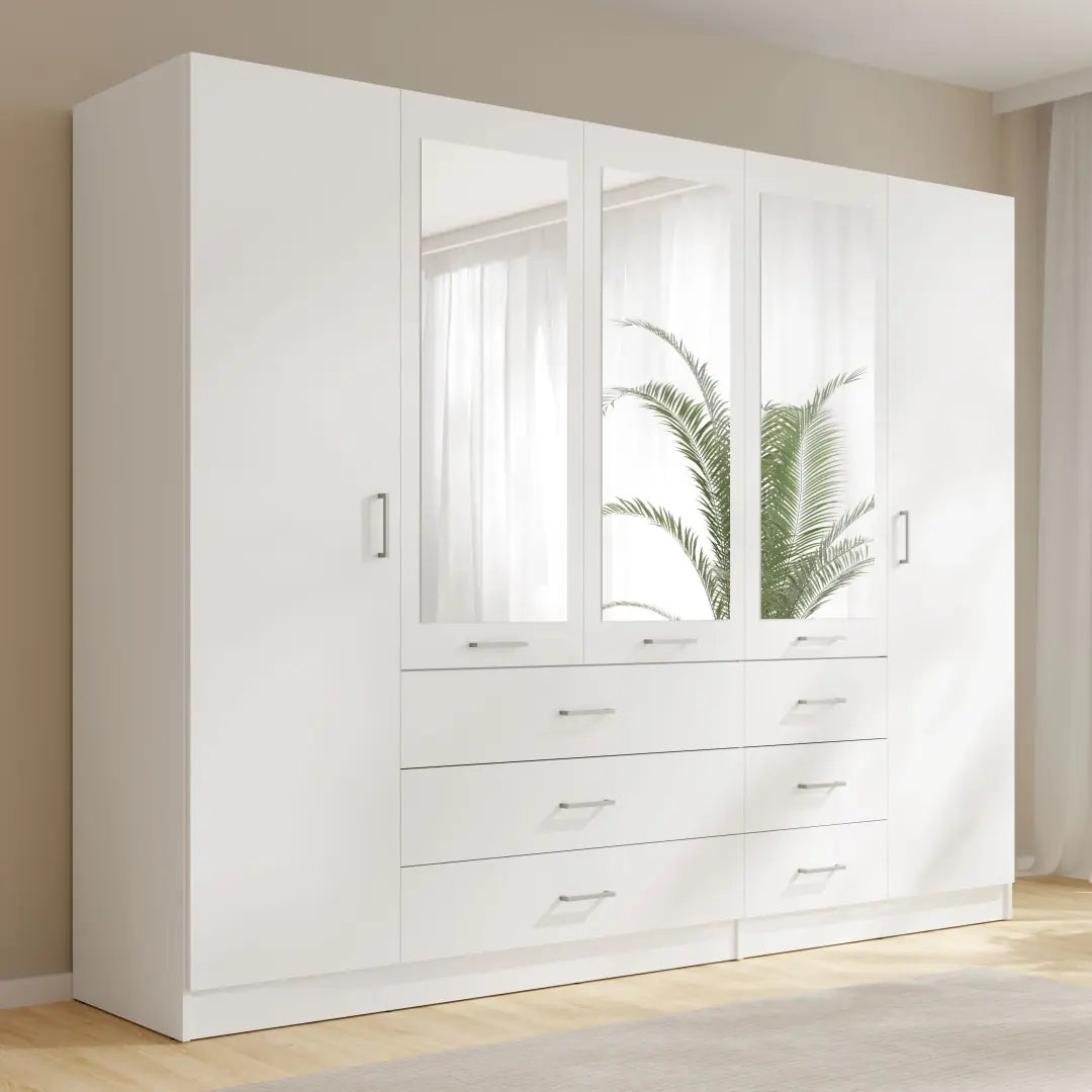Konso Hinged Door Wardrobe 250cm