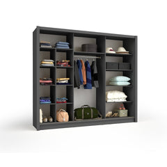 Baku 13 Sliding Door Wardrobe 248cm, image 6