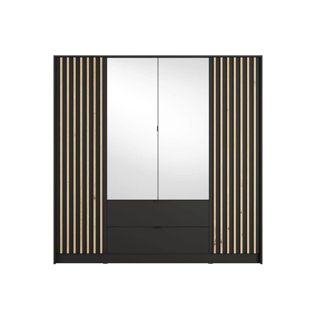Katania Hinged Door Wardrobe 200cm, image 4