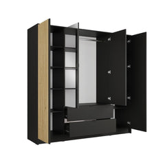 Katania Hinged Door Wardrobe 200cm, image 2