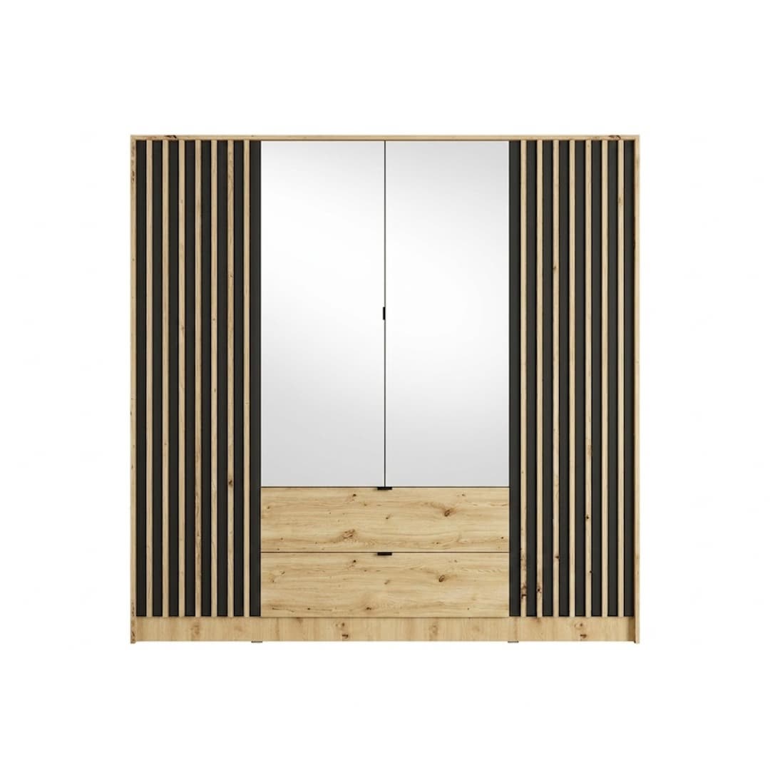 Katania Hinged Door Wardrobe 200cm, image 6