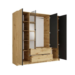 Katania Hinged Door Wardrobe 200cm, image 5
