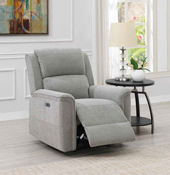 Ashmoor 2 Seater Sofa Light Grey (Power Recliner)