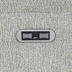 Ashmoor 2 Seater Sofa Light Grey (Power Recliner)