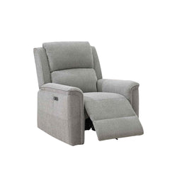 Ashmoor 2 Seater Sofa Light Grey (Power Recliner)