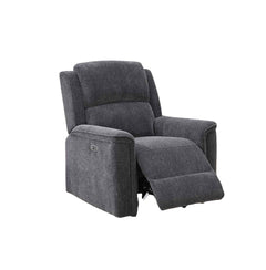 Ashmoor 2 Seater Sofa Dark Grey (Power Recliner)
