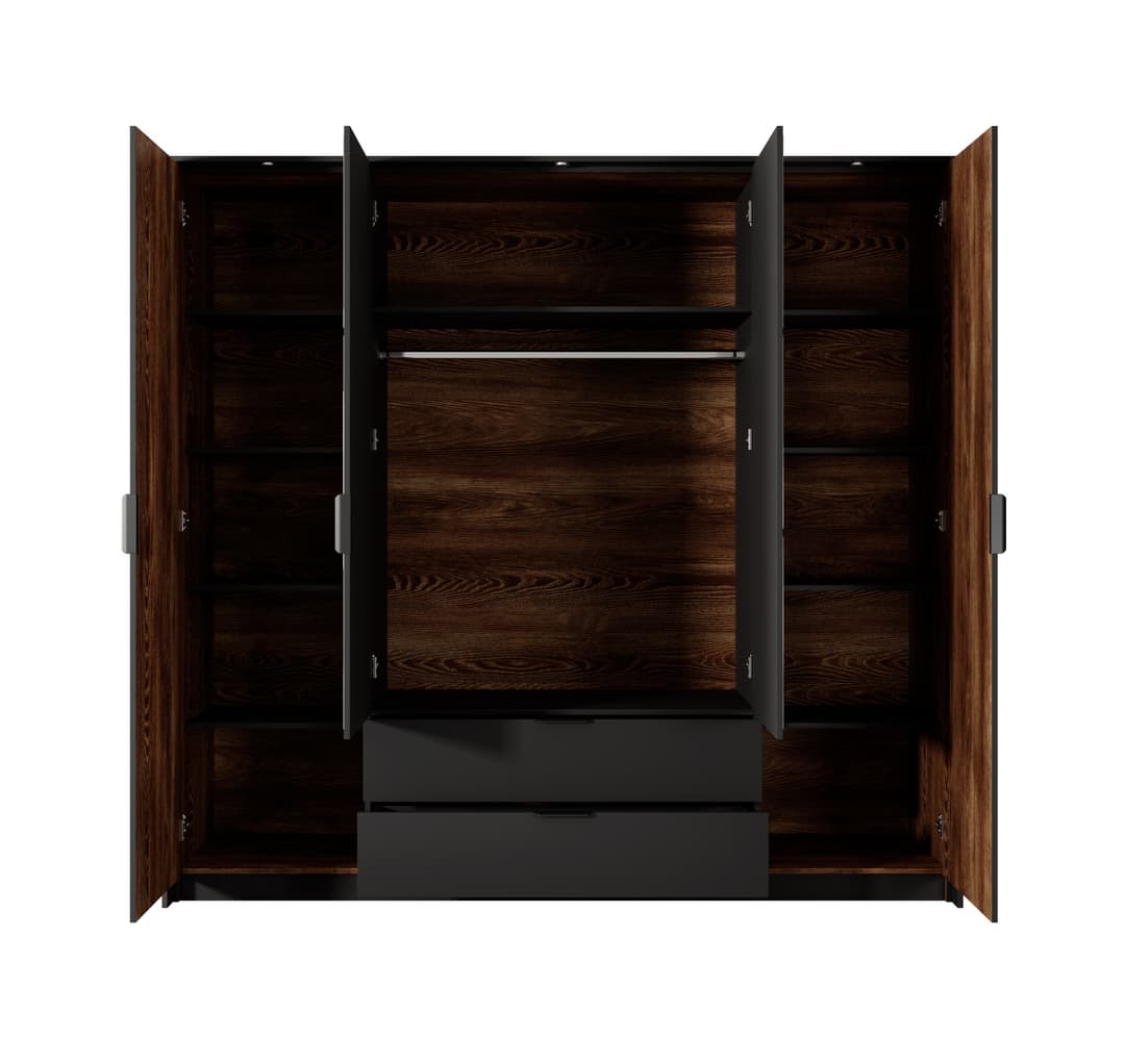 Milton Hinged Door Wardrobe 223cm - product image 6
