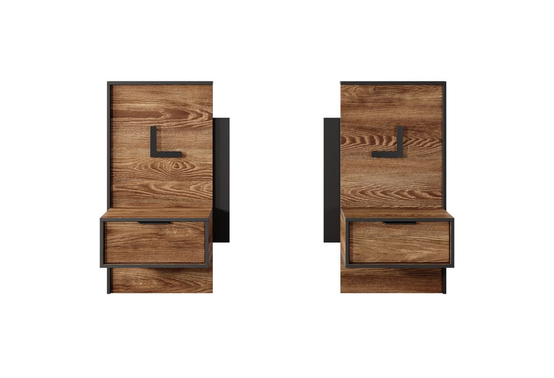 Milton Bedside Tables 49cm [Set Of Two] - product image 3