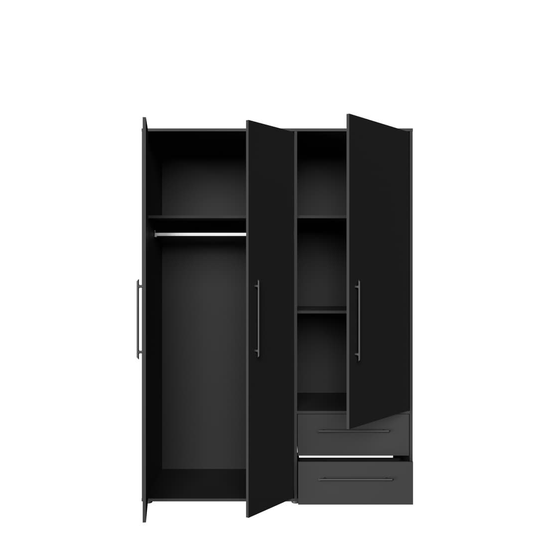 Mokkaris Hinged Door Wardrobe 144cm, image 6