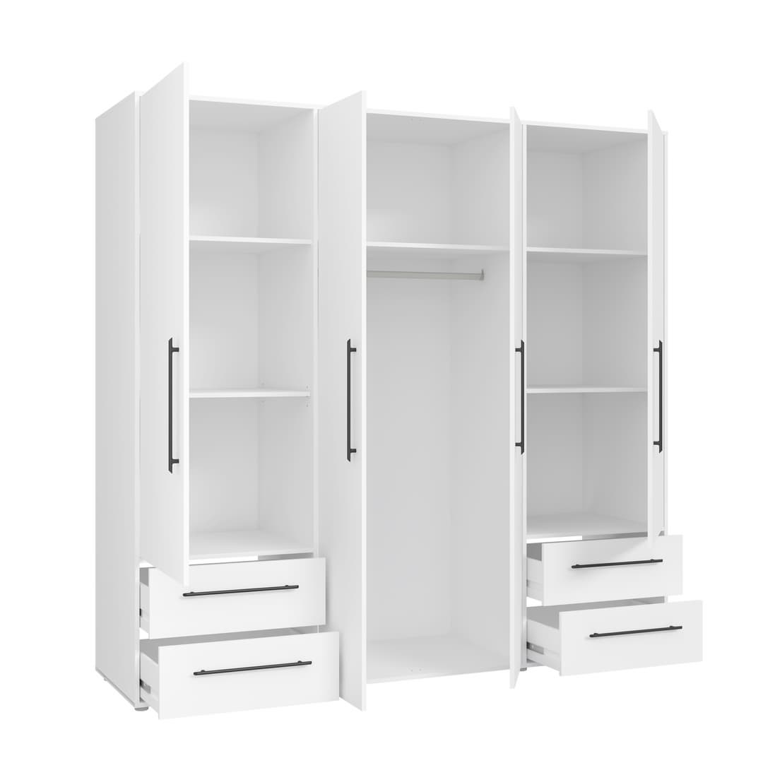 Mokkaris Hinged Door Wardrobe 206cm, image 12