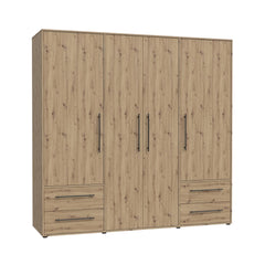 Mokkaris Hinged Door Wardrobe 206cm, image 18