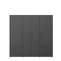 Mokkaris Hinged Door Wardrobe 206cm, image 5