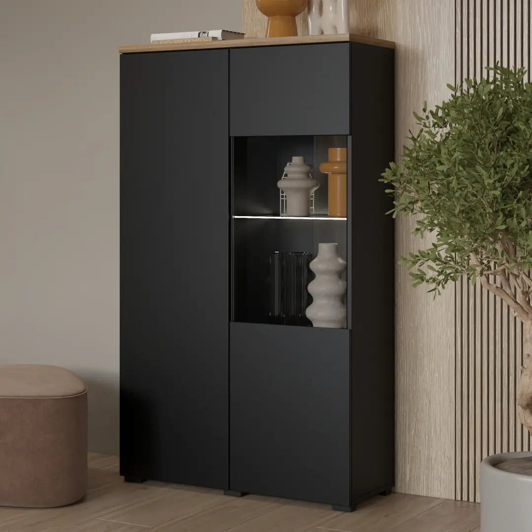 Modo Tall Display Cabinet 80cm