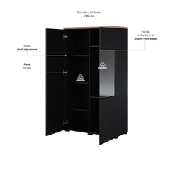 Modo Tall Display Cabinet 80cm