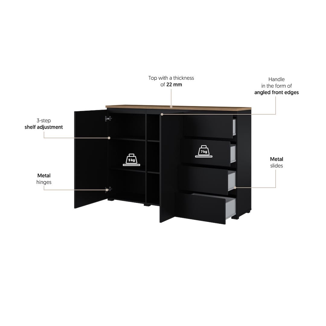 Modo Sideboard Cabinet 150cm