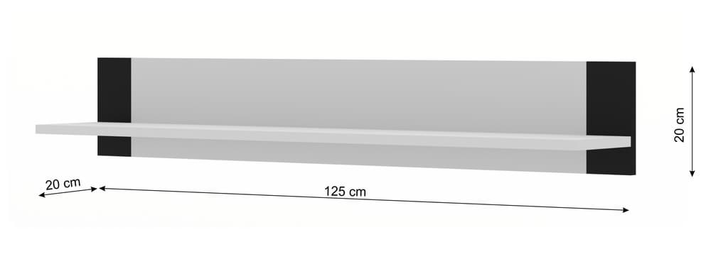 Mondi Wall Shelf 125cm