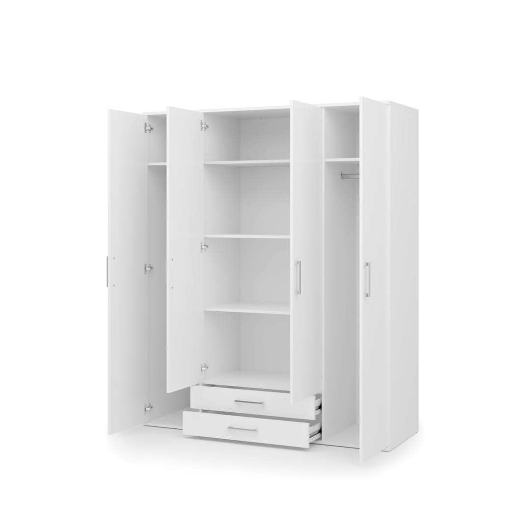 Mora Hinged Door Wardrobe 162cm