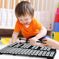 30 Note Foldable Vibraphone with Wooden Frame and Aluminum Keys