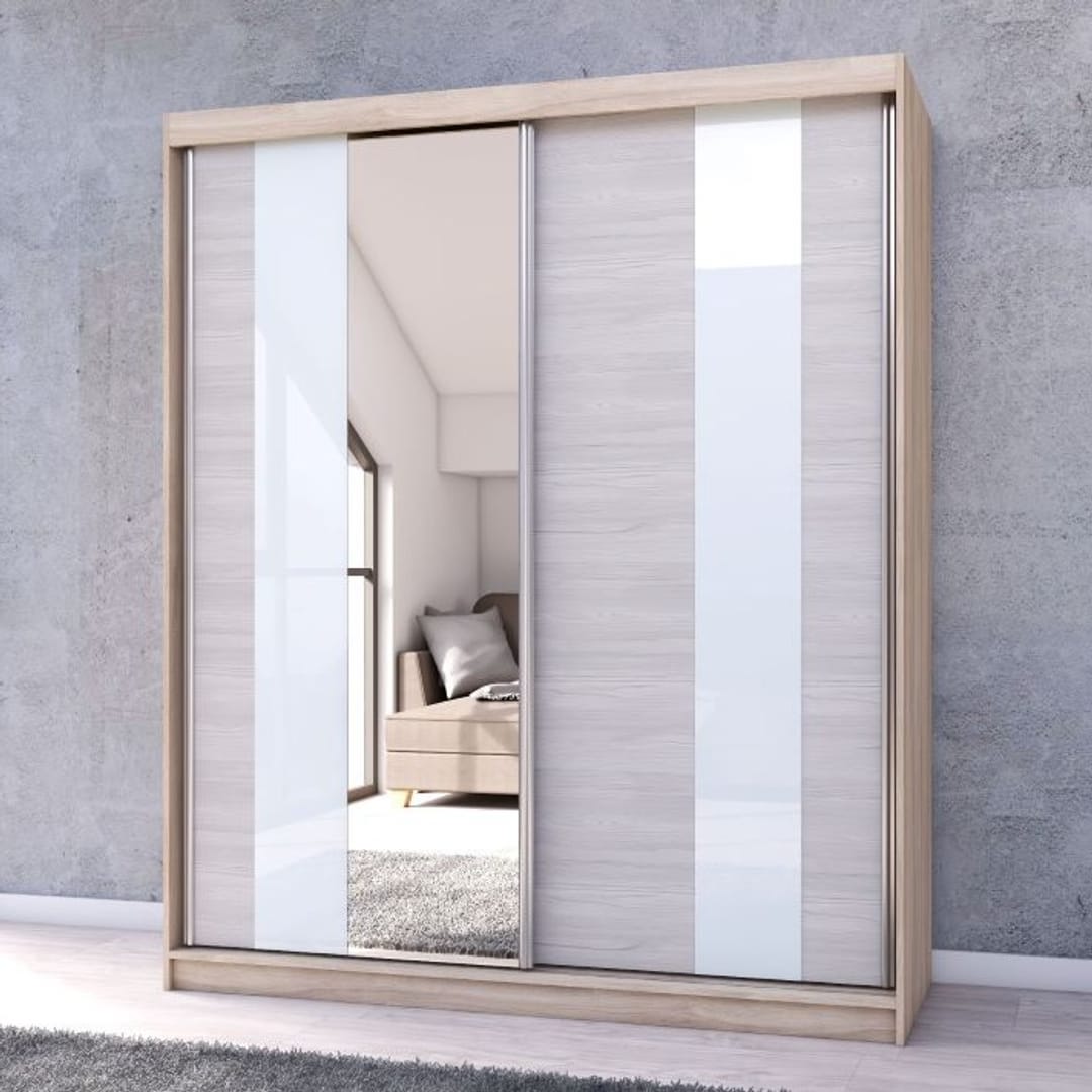 Multi 32 Sliding Door Wardrobe 183cm