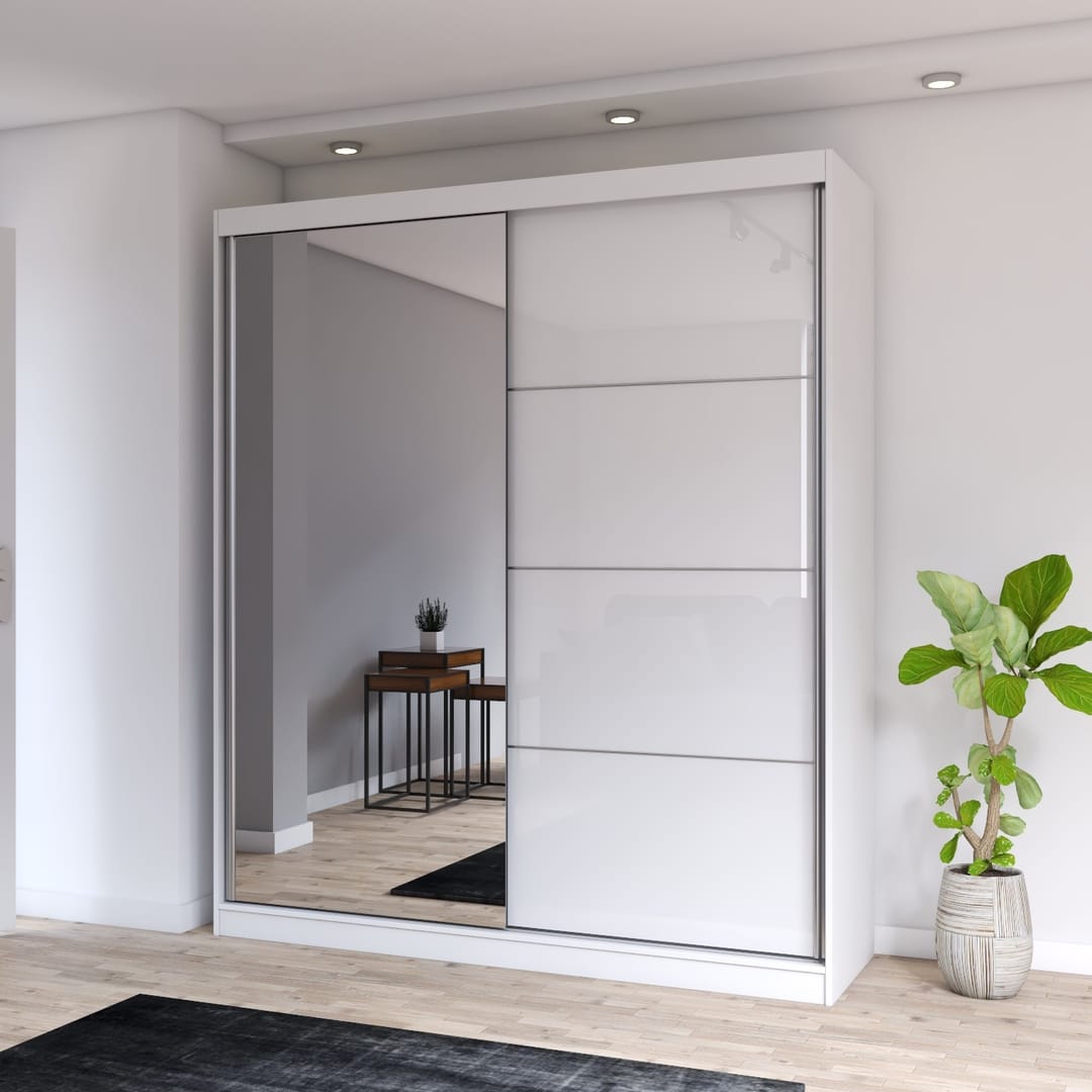 Multi 35 Sliding Door Wardrobe 183cm