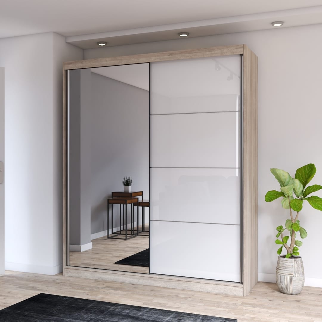 Multi 35 Sliding Door Wardrobe 183cm