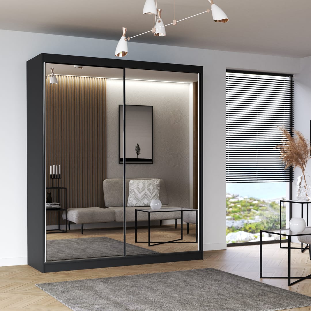 Multi 20 Sliding Door Wardrobe 183cm
