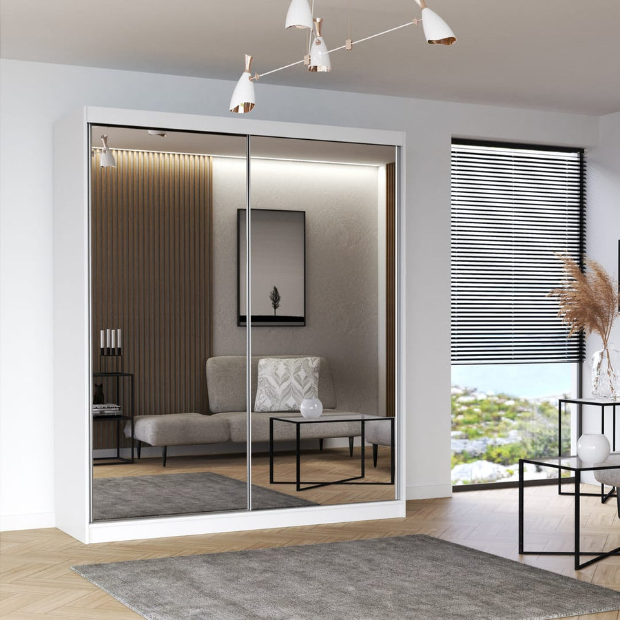 Multi 20 Sliding Door Wardrobe 183cm