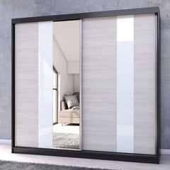 Multi 32 Sliding Mirror Door Wardrobe 233cm - product image 2