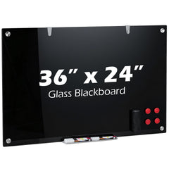 Magnetic Glass Board 24" x 36" in Black, image 4