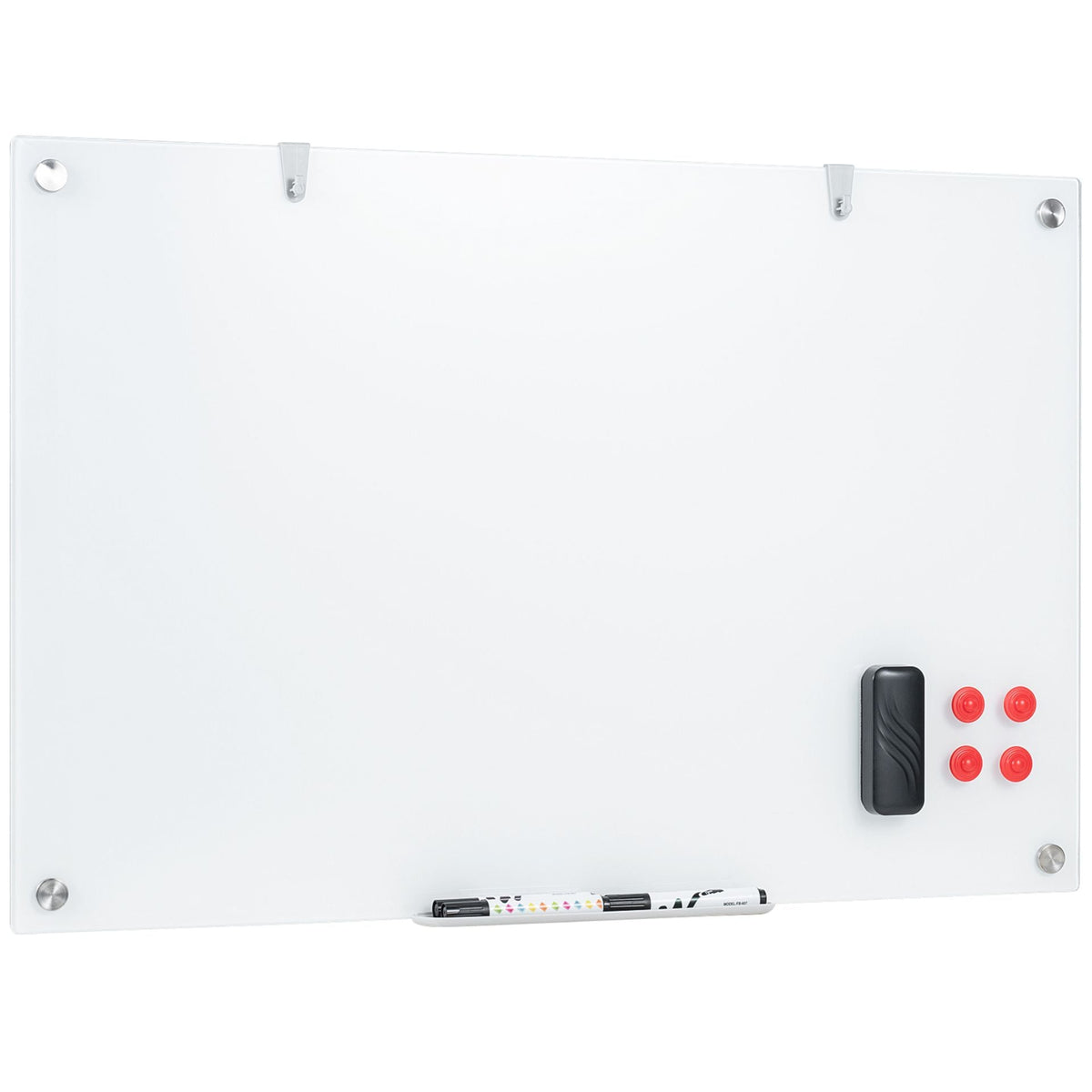 Magnetic Glass Board 24" x 36" in White, image 4