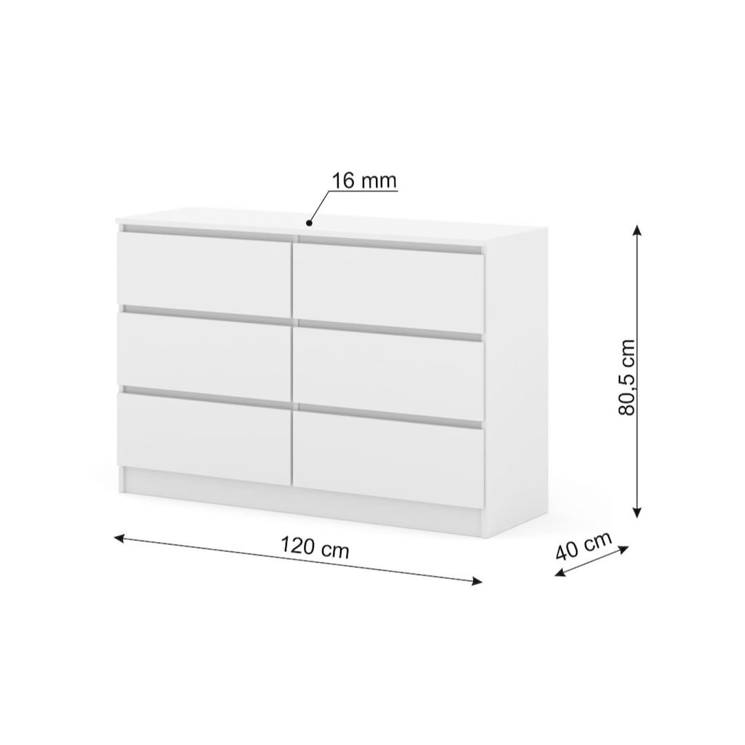 Maja Chest Of Drawers 120cm - product image 10