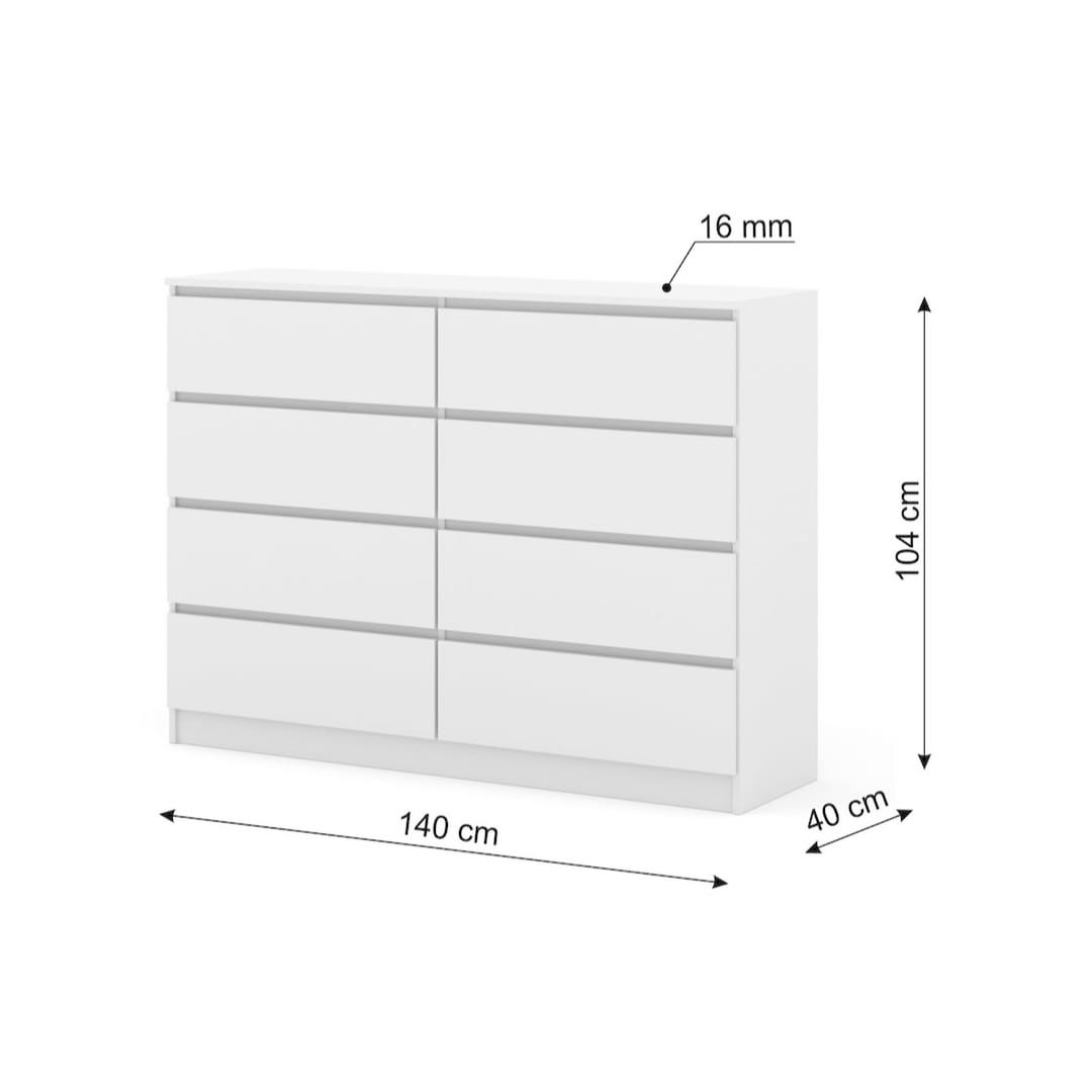 Maja Chest Of Drawers 140cm - product image 9