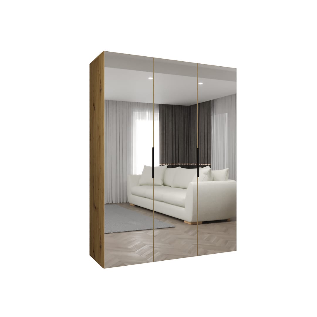 Piano III Hinged Door Wardrobe 150cm