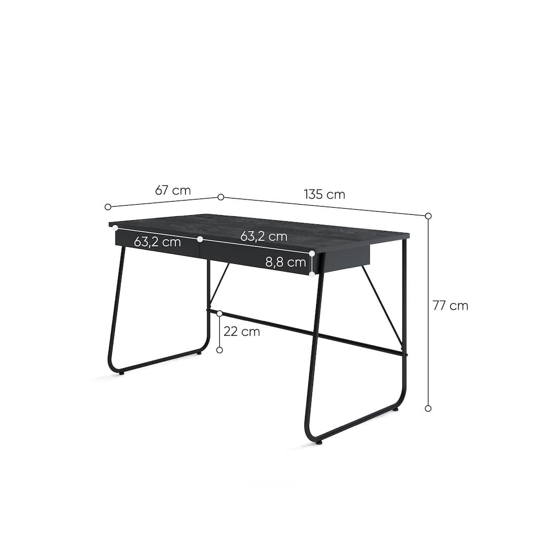 Match MB-01 Desk 135cm