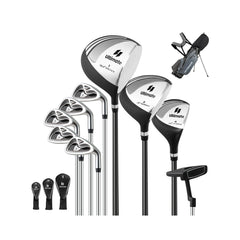 Men's Right Handed Complete Golf Clubs Set-Grey