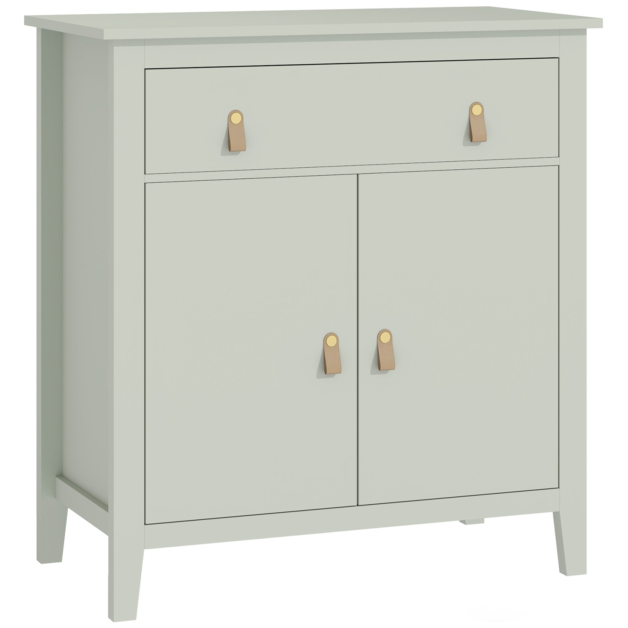 HOMCOM Farmhouse Style Sideboard - Light Green