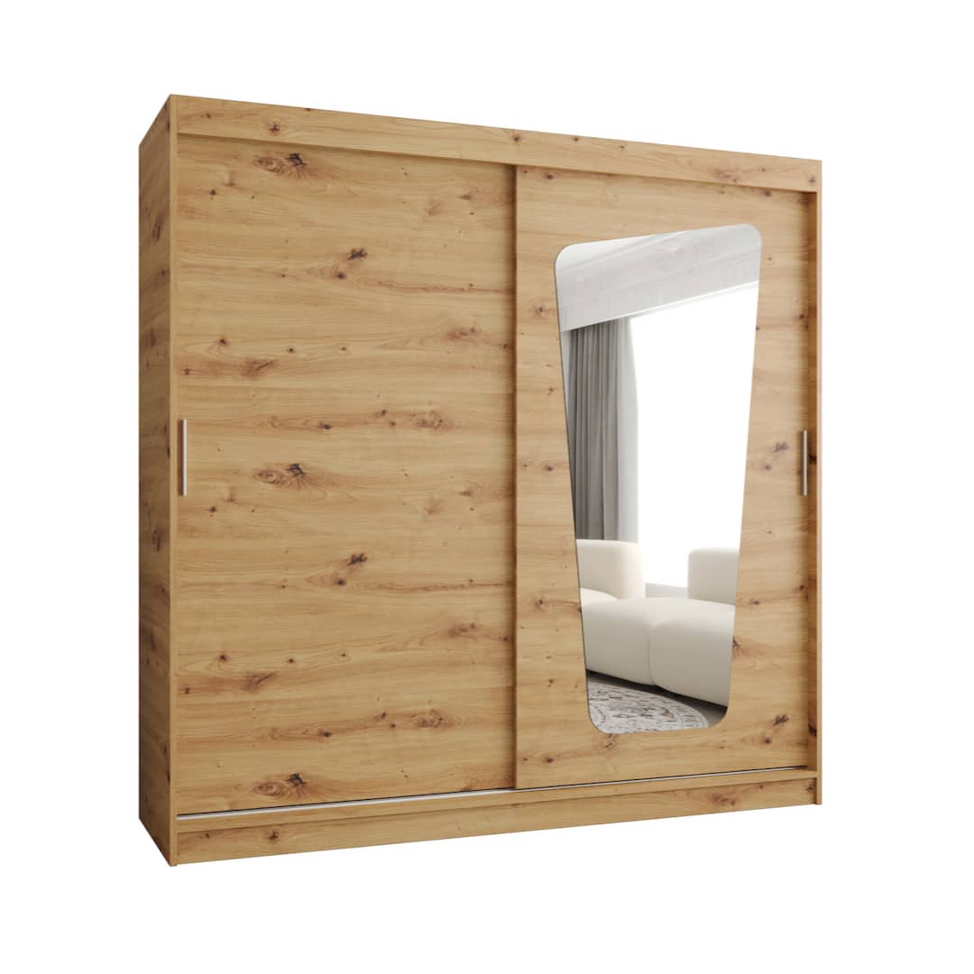 Moka Sliding Door Wardrobe 200cm