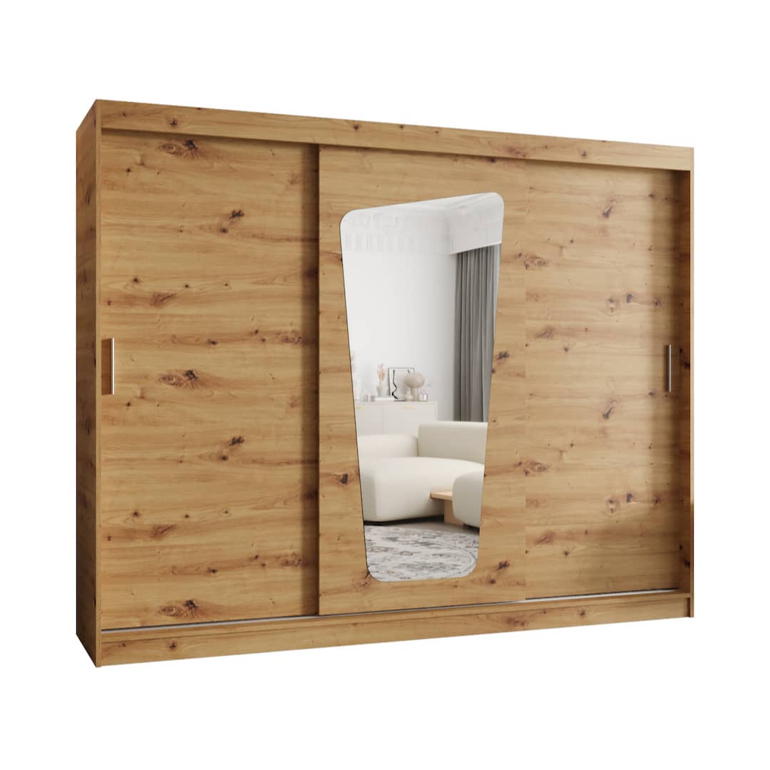 Moka Sliding Door Wardrobe 250cm
