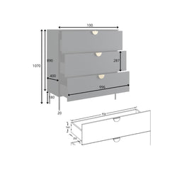 Mond Chest Of Drawers 100cm