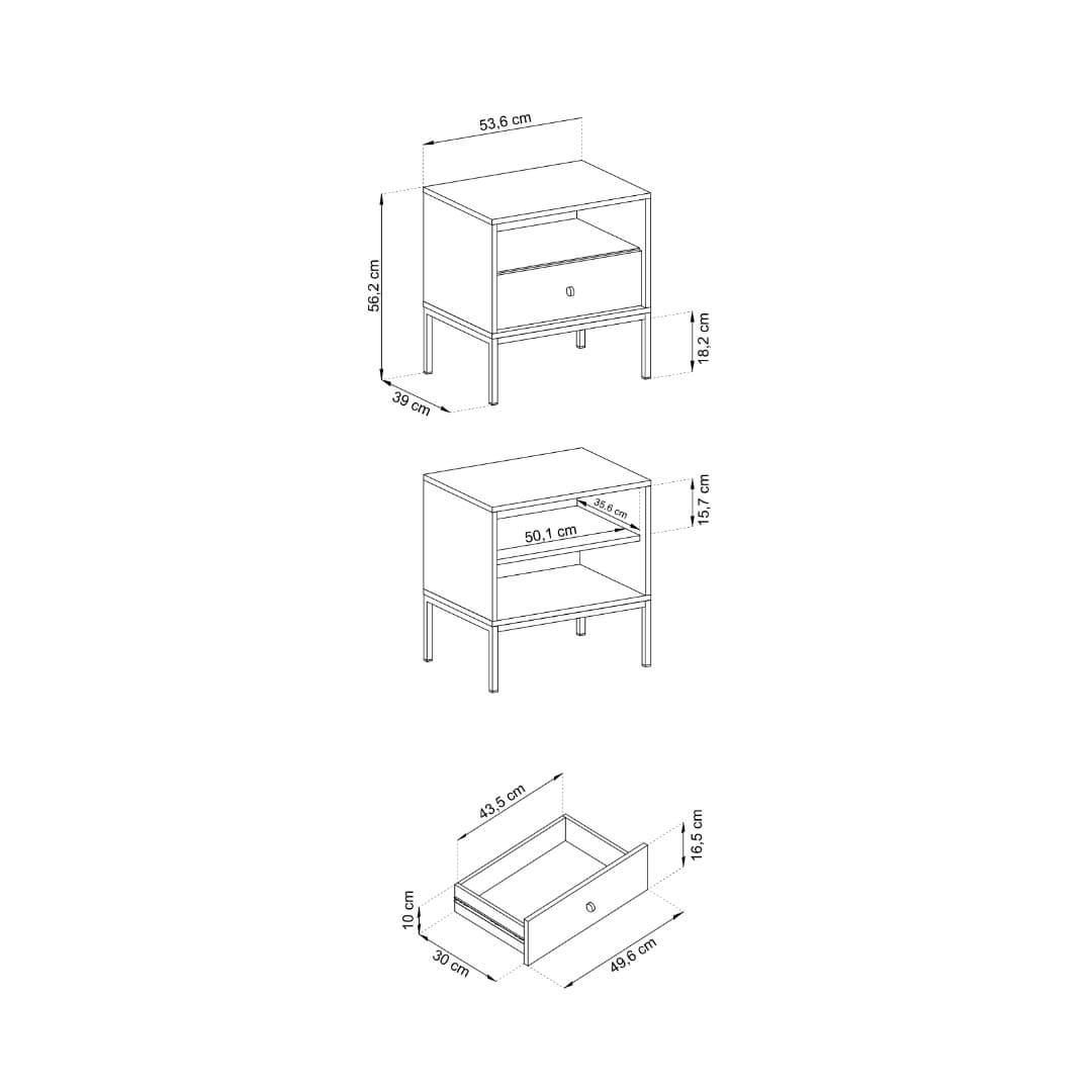 Mono Cabinet 54cm
