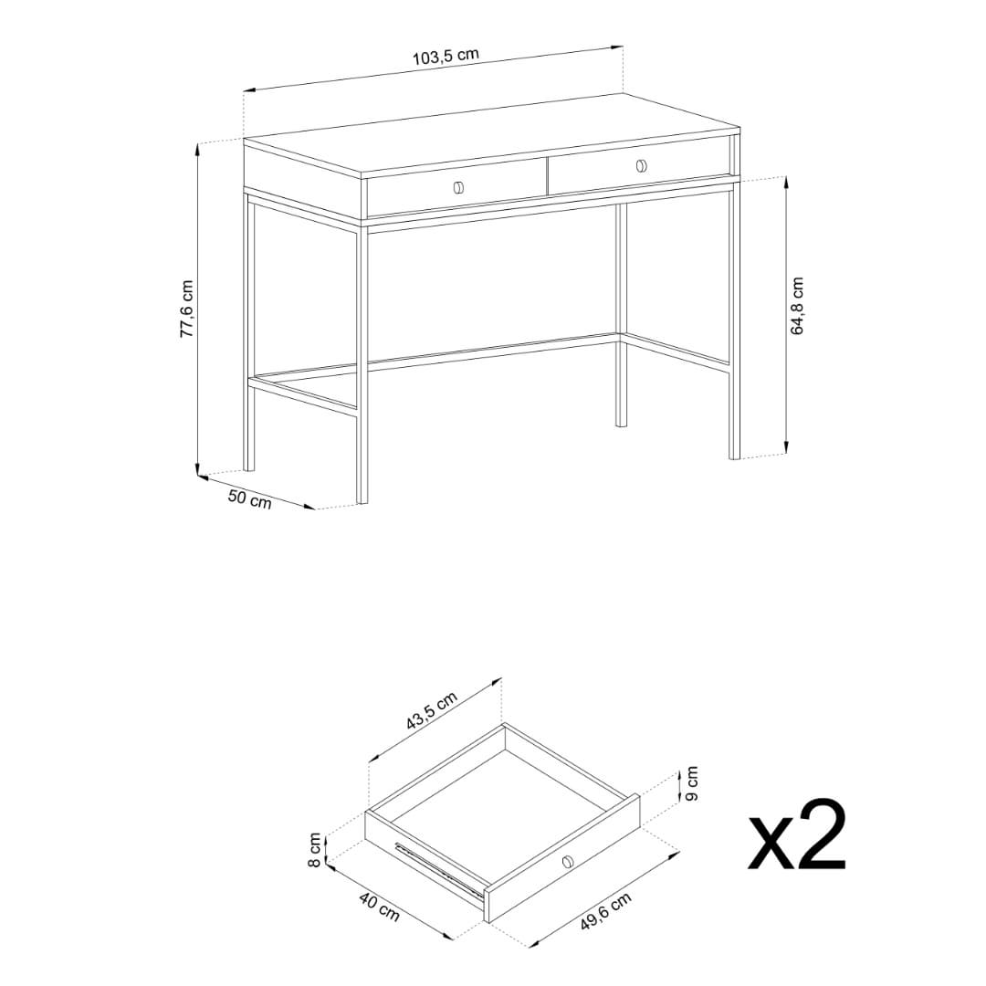 Mono Desk 104cm - product image 8