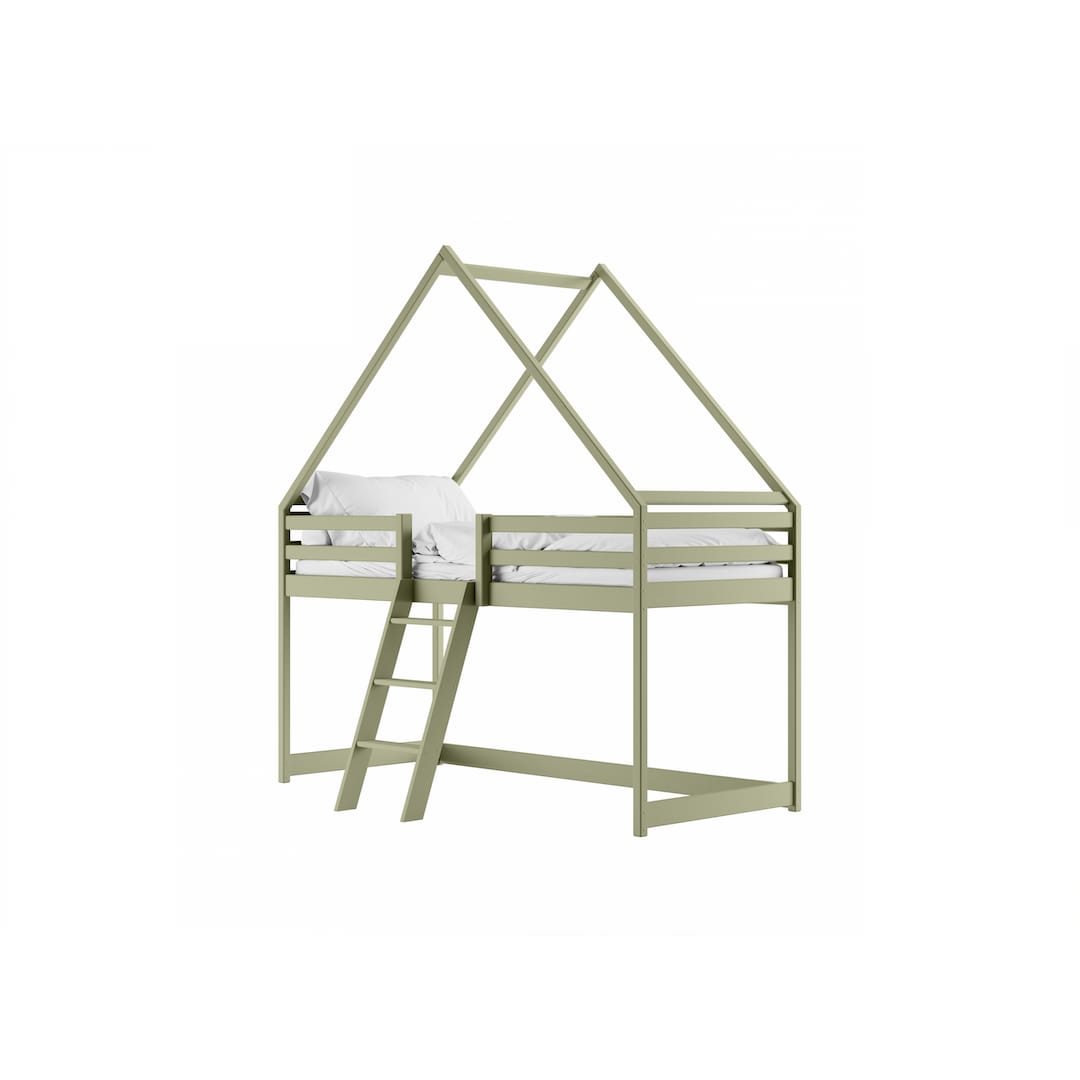 Moon Wooden Loft Bed