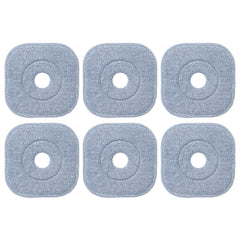 Mop and Bucket Set with Wringer Flat Floor Mop and Bucket System with 2/8 Washable Microfiber Pads-Navy