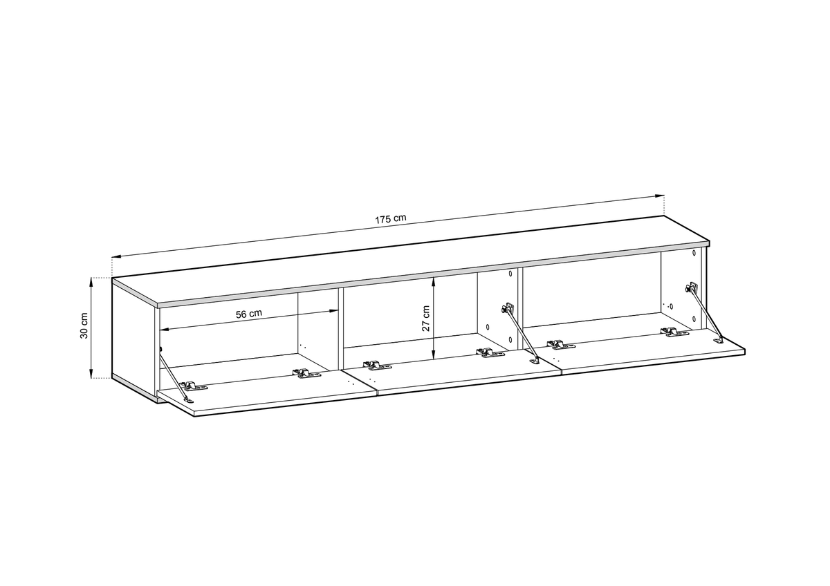 Oro Floating TV Cabinet 175cm - product image 5
