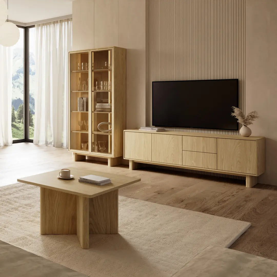 Nabu Tall Display Cabinet 94cm